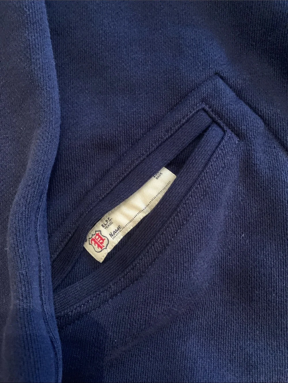 Polo by Ralph Lauren Navy and Red Varsity Jacket